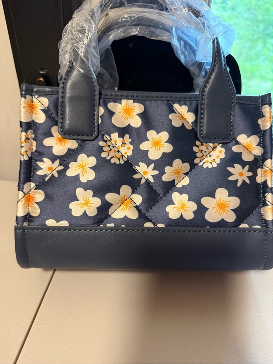 Kurt Geiger Handbags - Kurt Geiger NWT XS Mini Floral Recycled Square Shopper Tote
